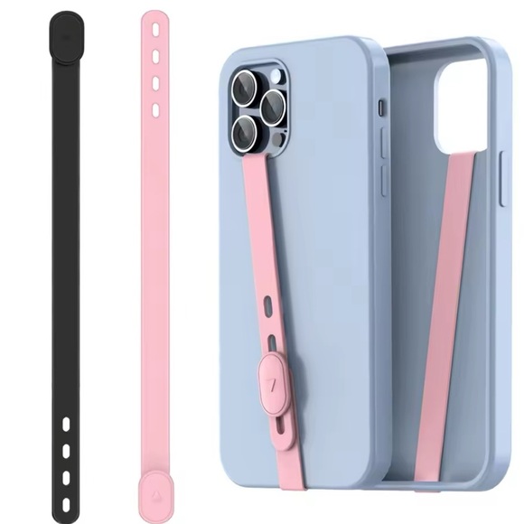 Silicone Wristband popsocket Mobile Phone Case Strap Ring Bracket Holder Hand - Picture 3 of 3